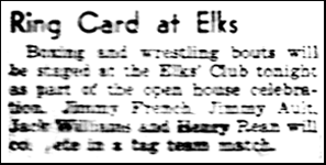 Elks Club card
